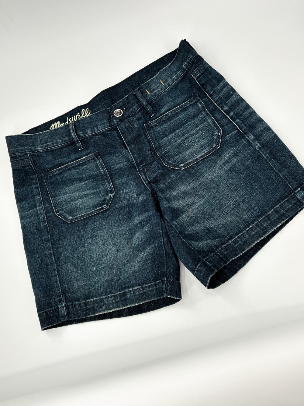 Madewell Indigo Patch Pocket Denim Shorts